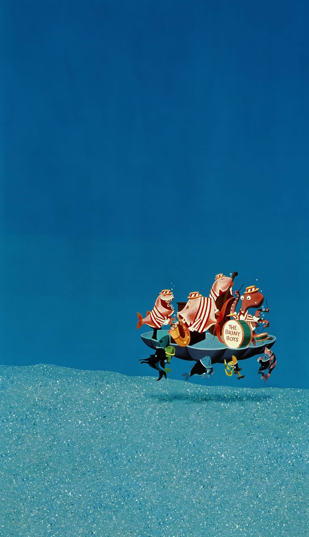 ベッドかざりとほうきの画像