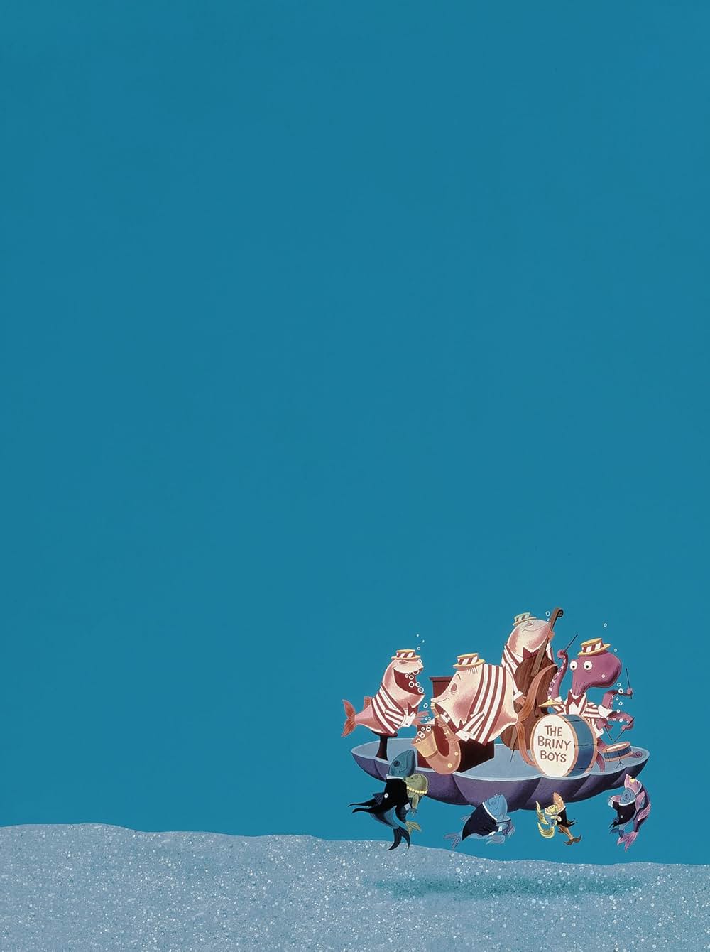 ベッドかざりとほうきの画像