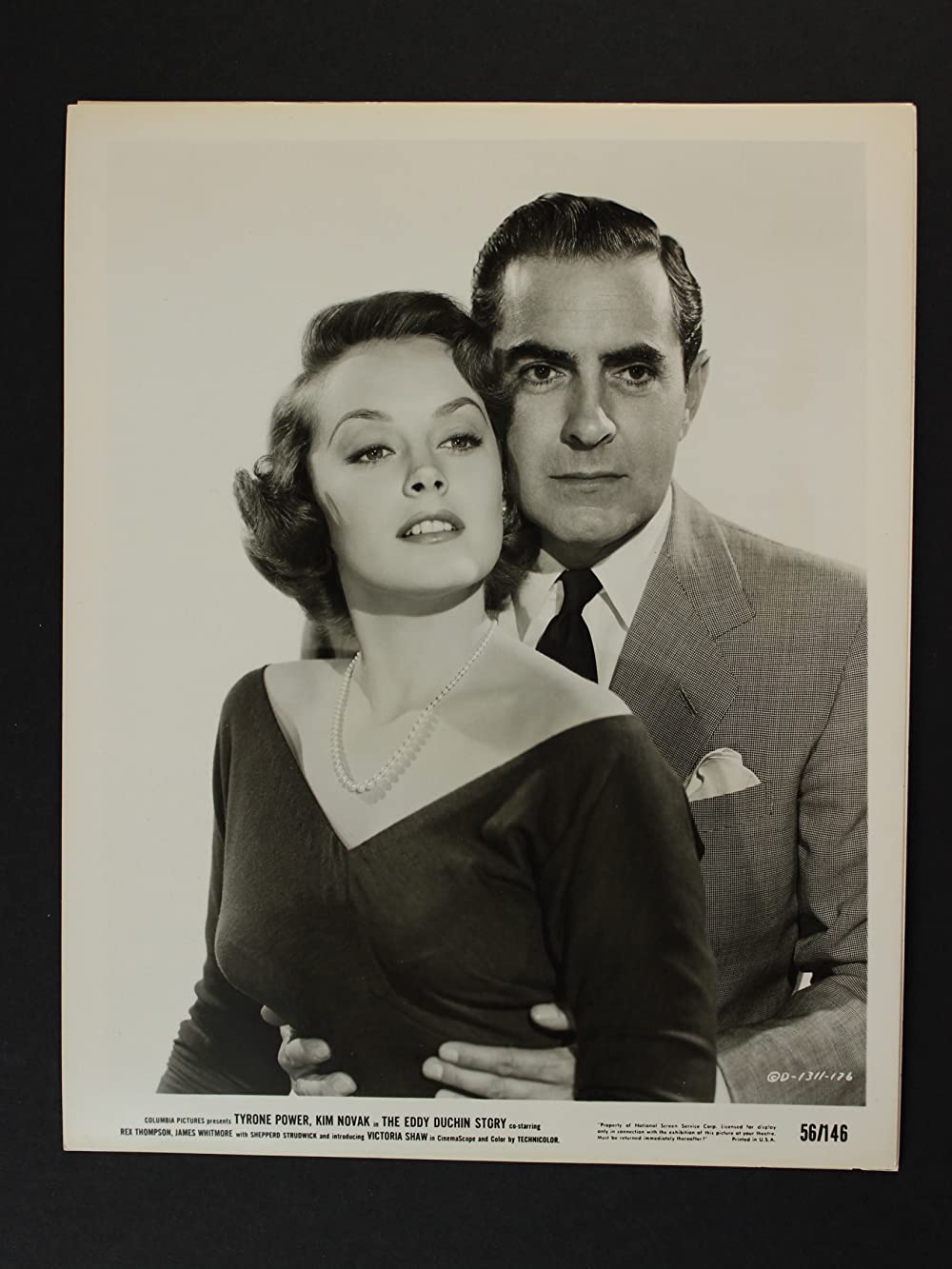 「愛情物語」タイロン・パワー & キム・ノバク & ビクトリア・ショウの画像