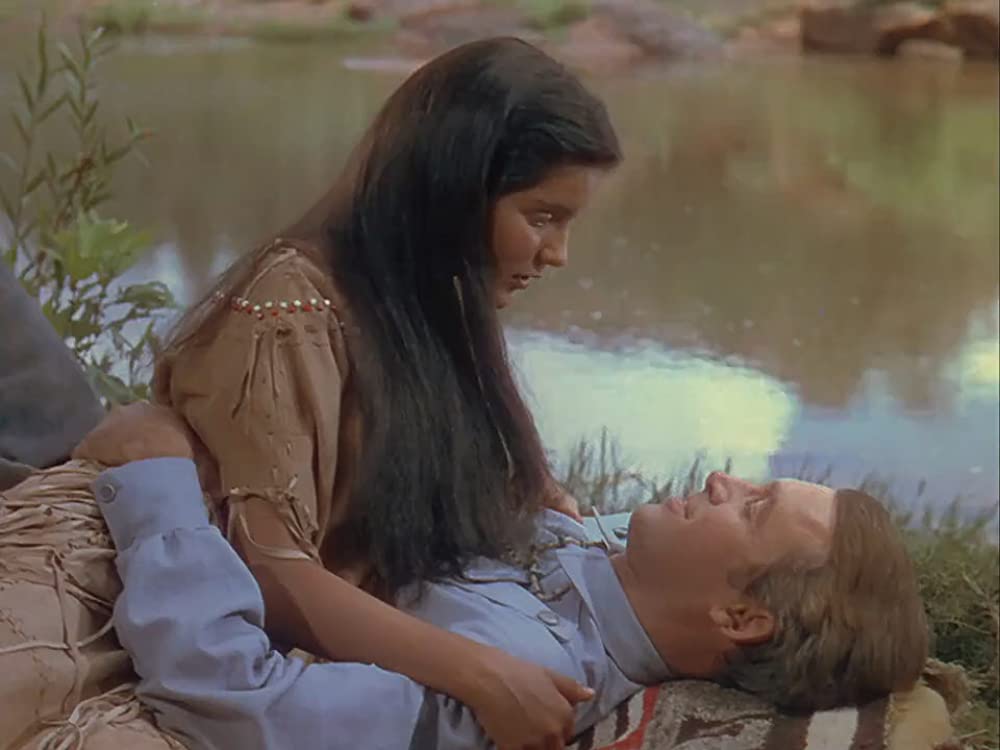 「折れた矢」ジェームズ・スチュワート & デブラ・パジェットの画像