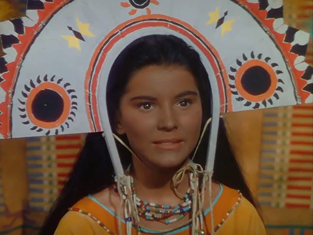 「折れた矢」デブラ・パジェットの画像