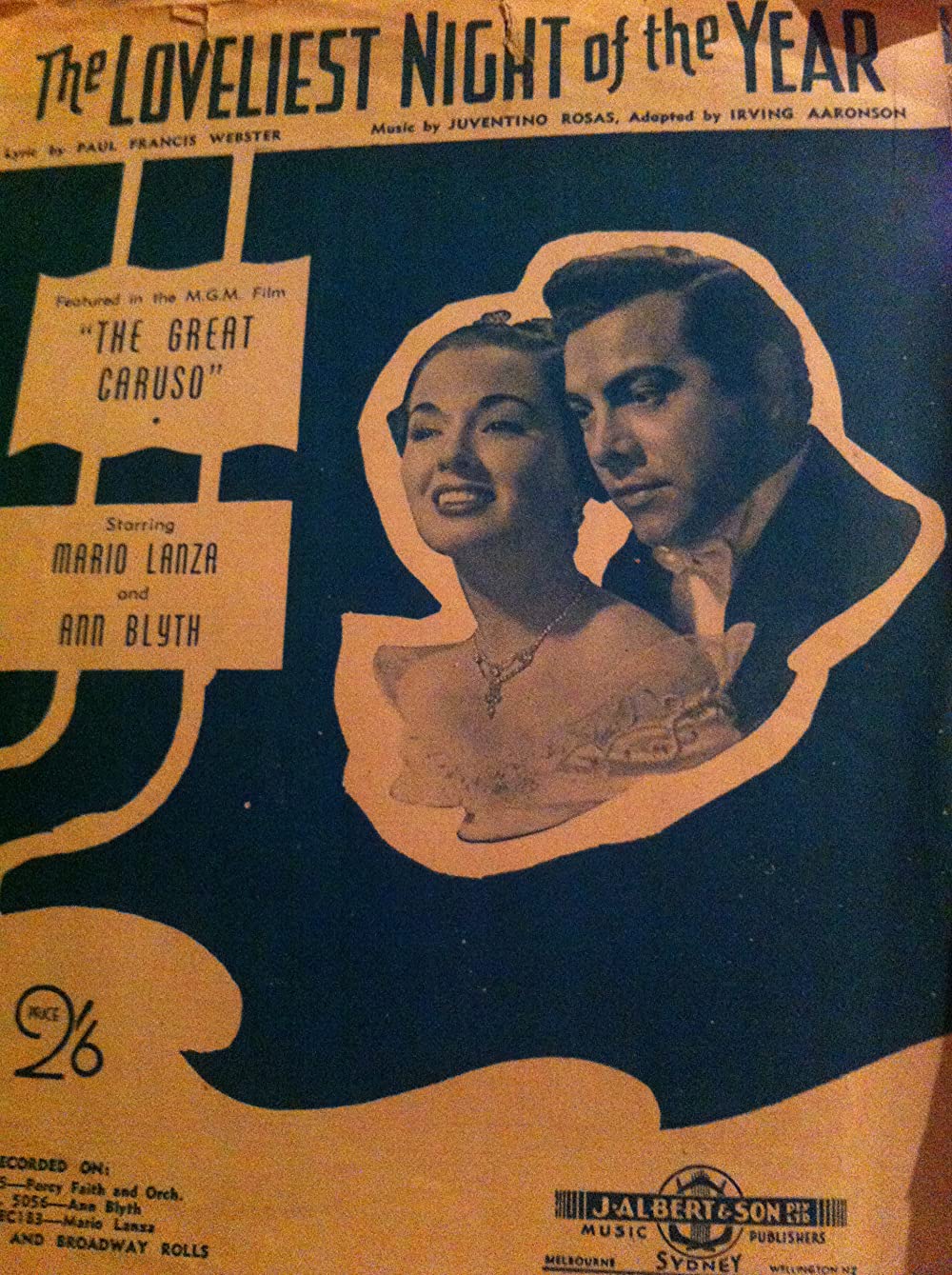 「歌劇王カルーソ」アン・ブライス & マリオ・ランザの画像