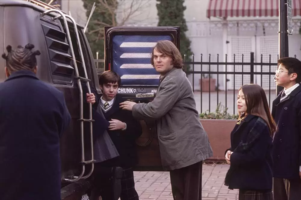 「スクール・オブ・ロック」ジャック・ブラック & ミランダ・コスグローブ & Joey Gaydos Jr. & Maryam Hassan & Robert Tsaiの画像