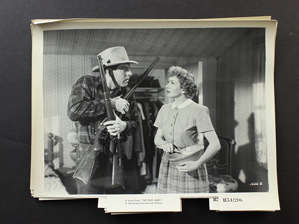 「卵と私」クローデット・コルベール & フレッド・マクマレイの画像