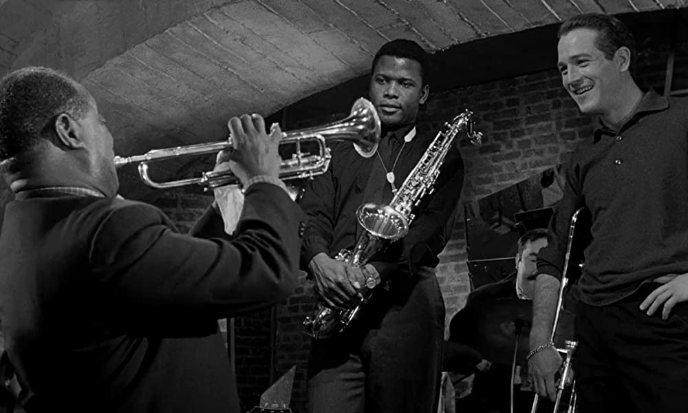 「パリの旅愁」ポール・ニューマン & シドニー・ポワチエ & ルイ・アームストロングの画像