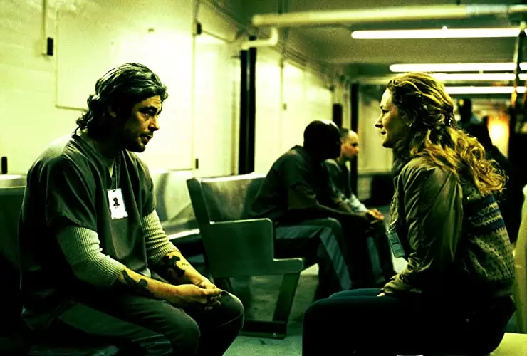 「21グラム」ベニチオ・デル・トロ & メリッサ・レオの画像