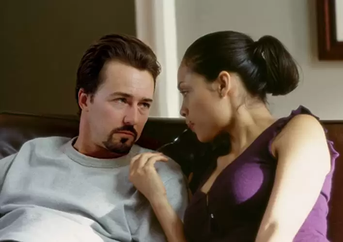 「25時」エドワード・ノートン & ロザリオ・ドーソンの画像