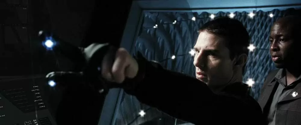 「マイノリティ・リポート」トム・クルーズ & スティーブ・ハリスの画像