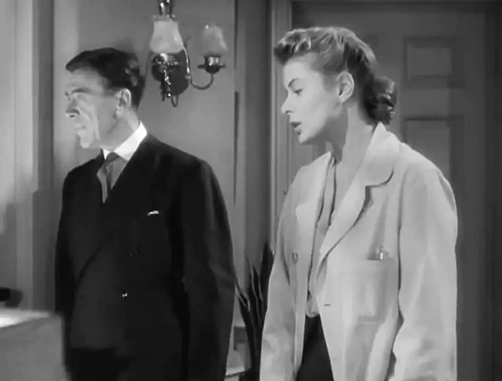 「白い恐怖」イングリッド・バーグマン & レオ・G・キャロルの画像