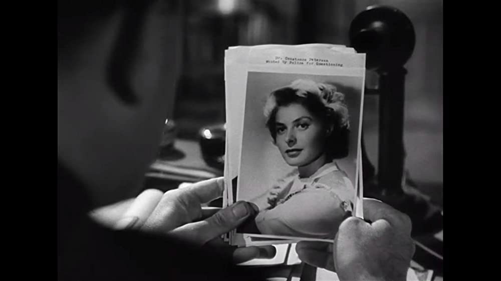 「白い恐怖」イングリッド・バーグマンの画像