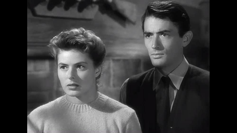 「白い恐怖」イングリッド・バーグマン & グレゴリー・ペックの画像