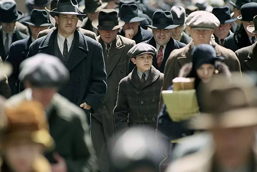 「ロード・トゥ・パーディション」トム・ハンクス & タイラー・ホークリンの画像