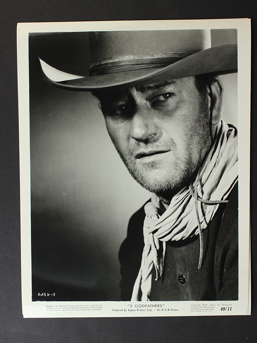 「三人の名付親」ジョン・ウェインの画像