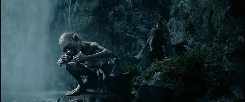 「ロード・オブ・ザ・リング／二つの塔」イライジャ・ウッド & アンディ・サーキスの画像