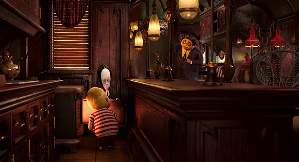 「アダムス・ファミリー2 アメリカ横断旅行！」オスカー・アイザック & クロエ・グレース・モレッツ & ジャボン・“ワナ”・ウォルトンの画像