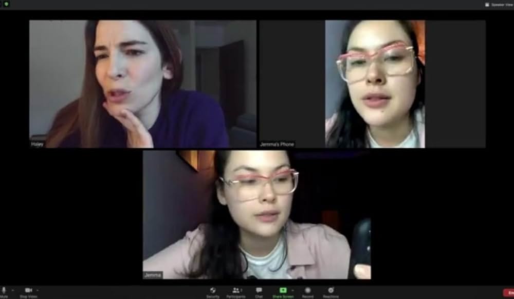 ズーム／見えない参加者の画像