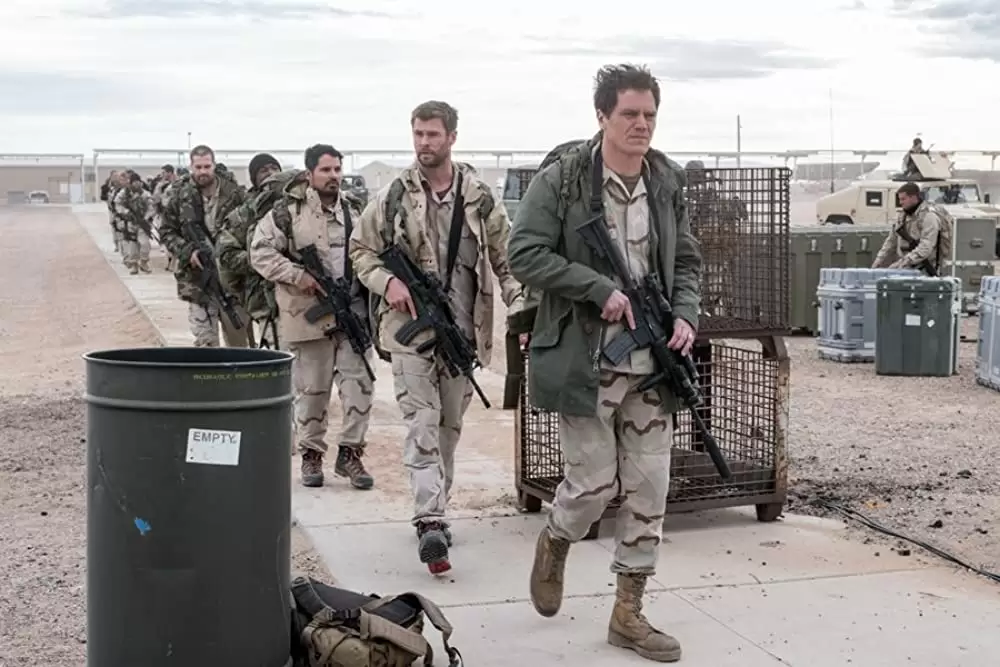 「ホース・ソルジャー」マイケル・ペーニャ & マイケル・シャノン & ジェフ・スタルツ & クリス・ヘムズワース & トレバンテ・ローズの画像