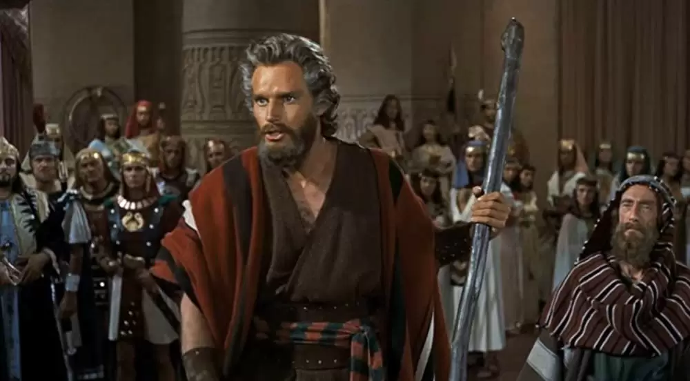 「十戒（1956）」チャールトン・ヘストン & ジョン・キャラダインの画像