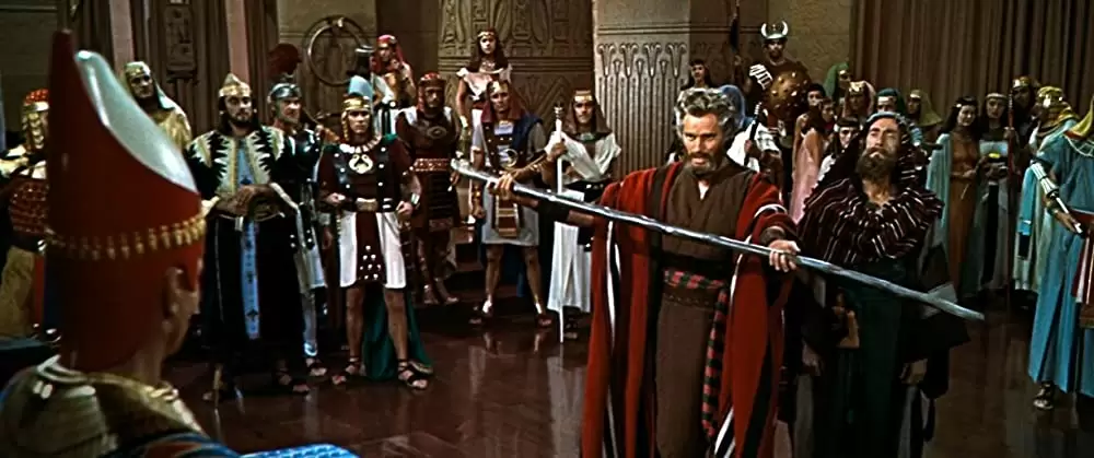 「十戒（1956）」チャールトン・ヘストン & ユル・ブリンナー & ジョン・キャラダインの画像