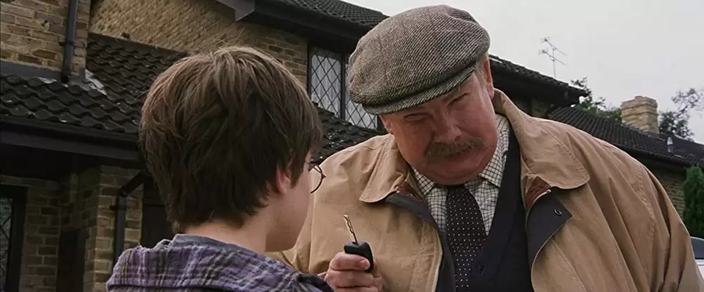 「ハリー・ポッターと賢者の石」リチャード・グリフィス & ダニエル・ラドクリフの画像