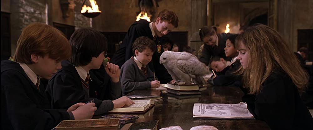 「ハリー・ポッターと賢者の石」ルパート・グリント & ダニエル・ラドクリフ & エマ・ワトソンの画像