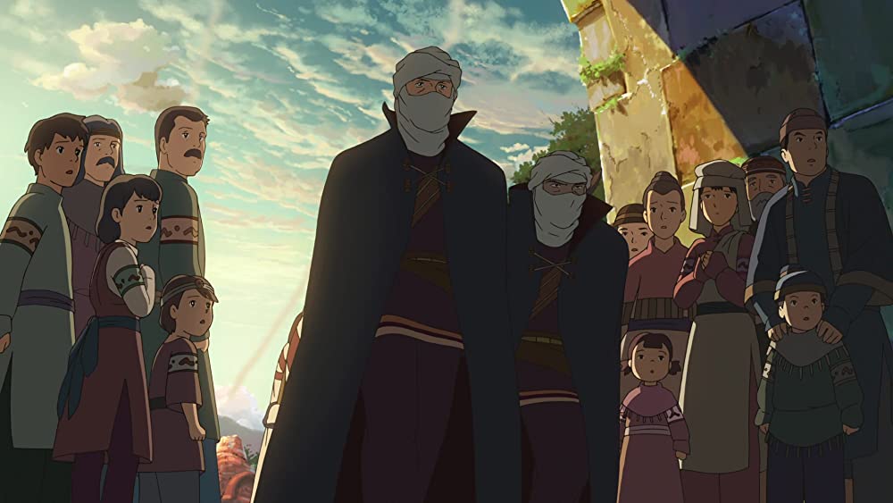 星を追う子どもの画像