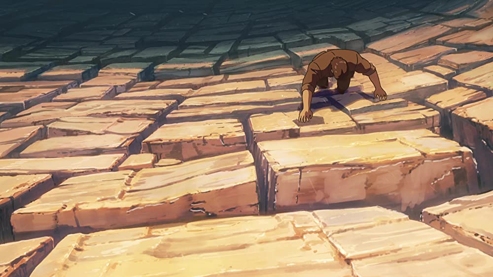 星を追う子どもの画像