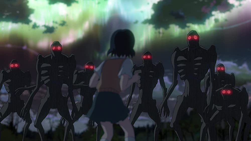 星を追う子どもの画像