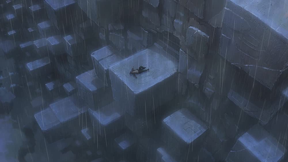 星を追う子どもの画像