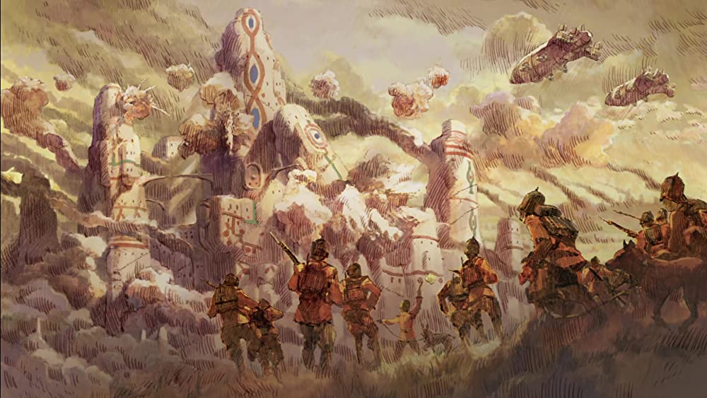 星を追う子どもの画像