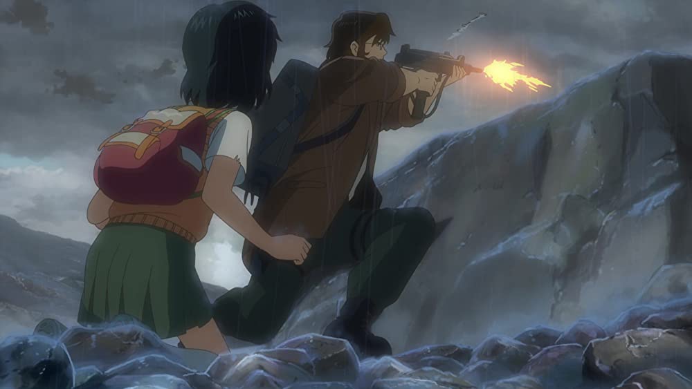 星を追う子どもの画像