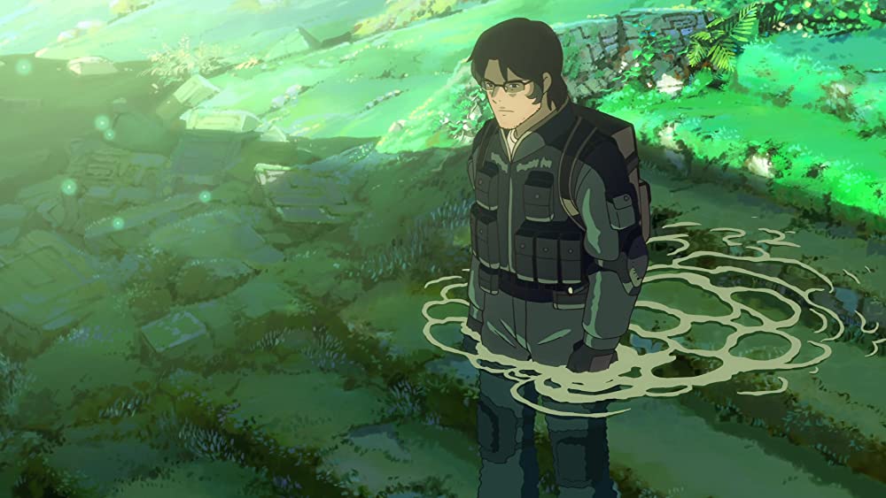 星を追う子どもの画像