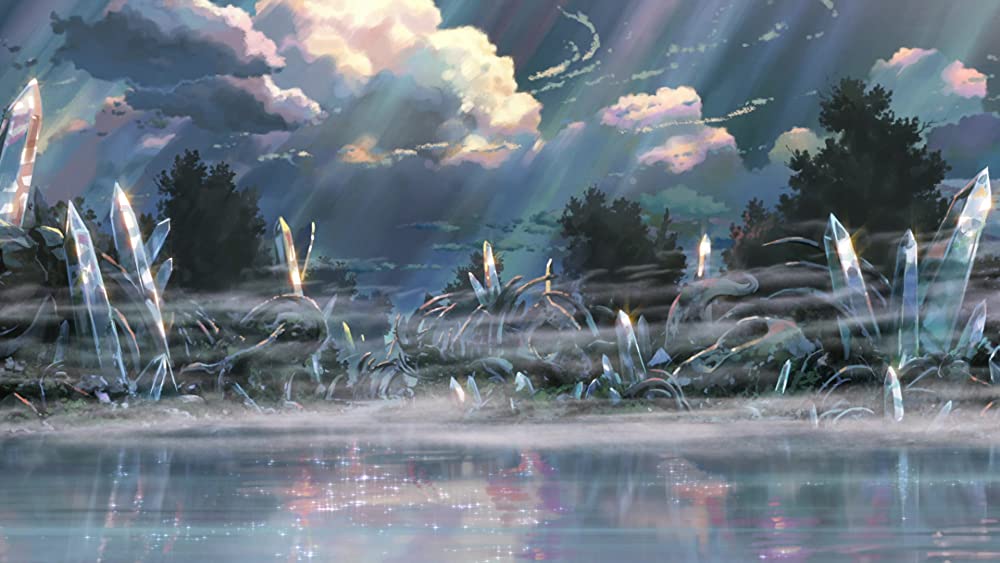 星を追う子どもの画像