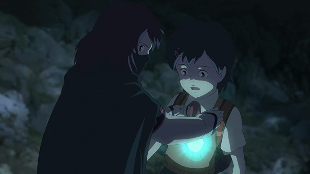 星を追う子どもの画像