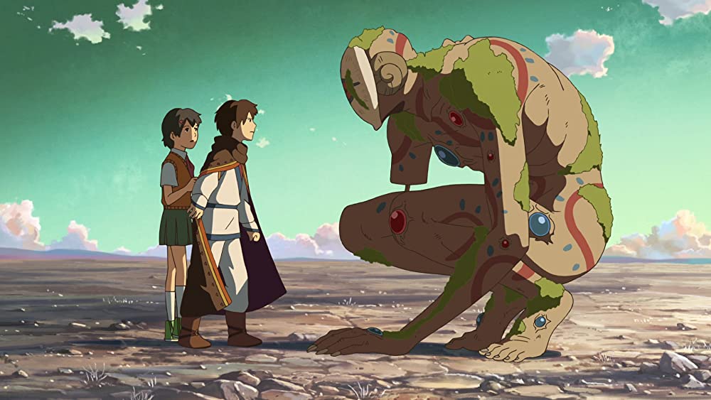 星を追う子どもの画像