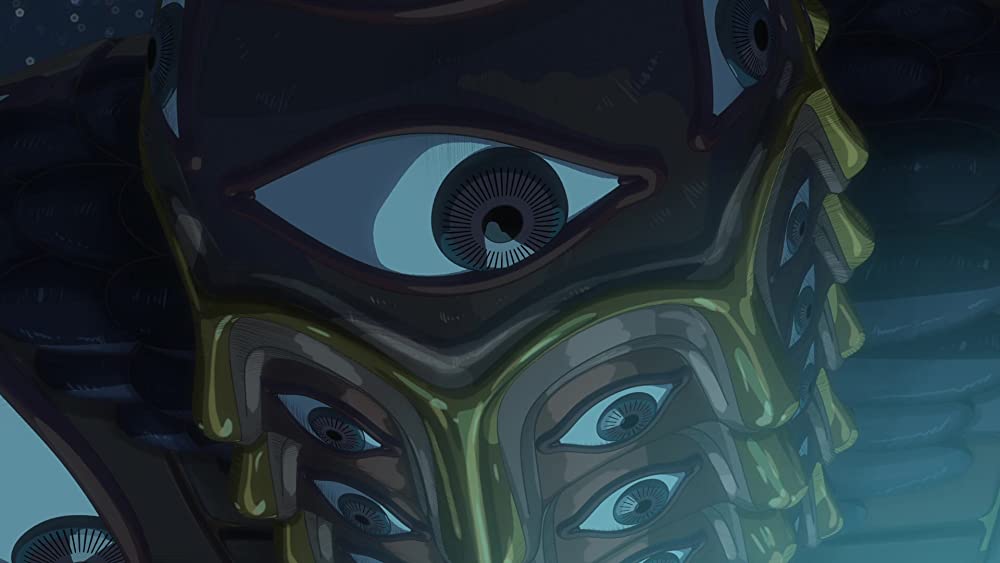 星を追う子どもの画像