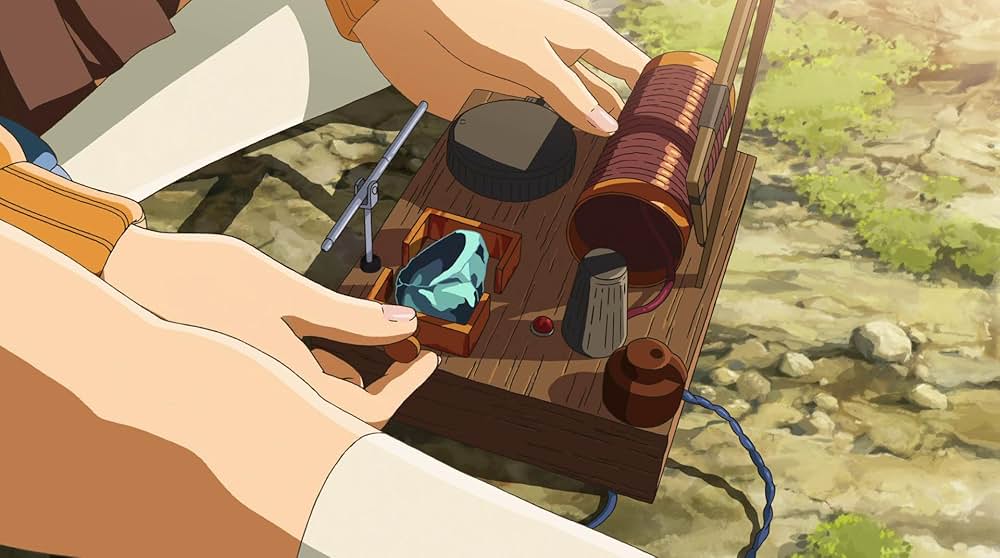 星を追う子どもの画像