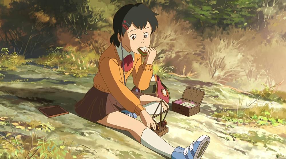 星を追う子どもの画像