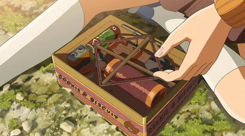 星を追う子どもの画像