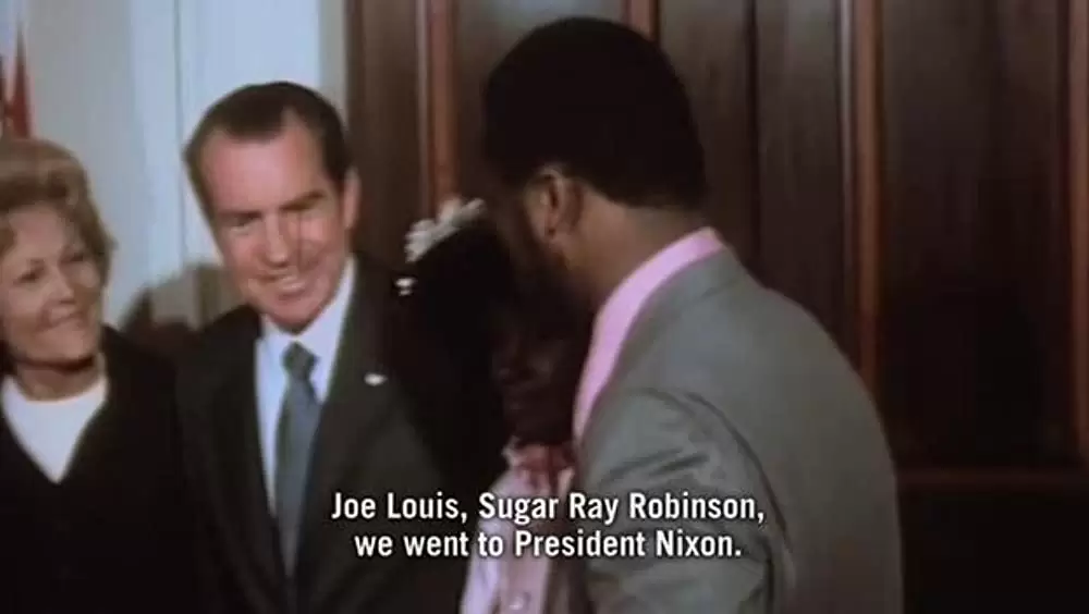 「フェイシング・アリ」Joe Louis & Richard Nixonの画像