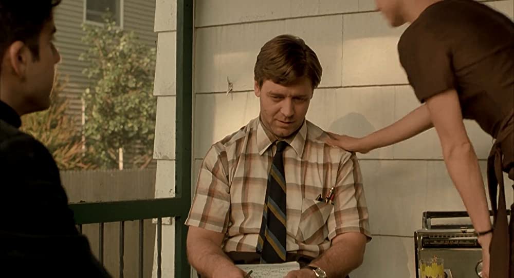 「ビューティフル・マインド」ジェニファー・コネリー & ラッセル・クロウ & アダム・ゴールドバーグの画像