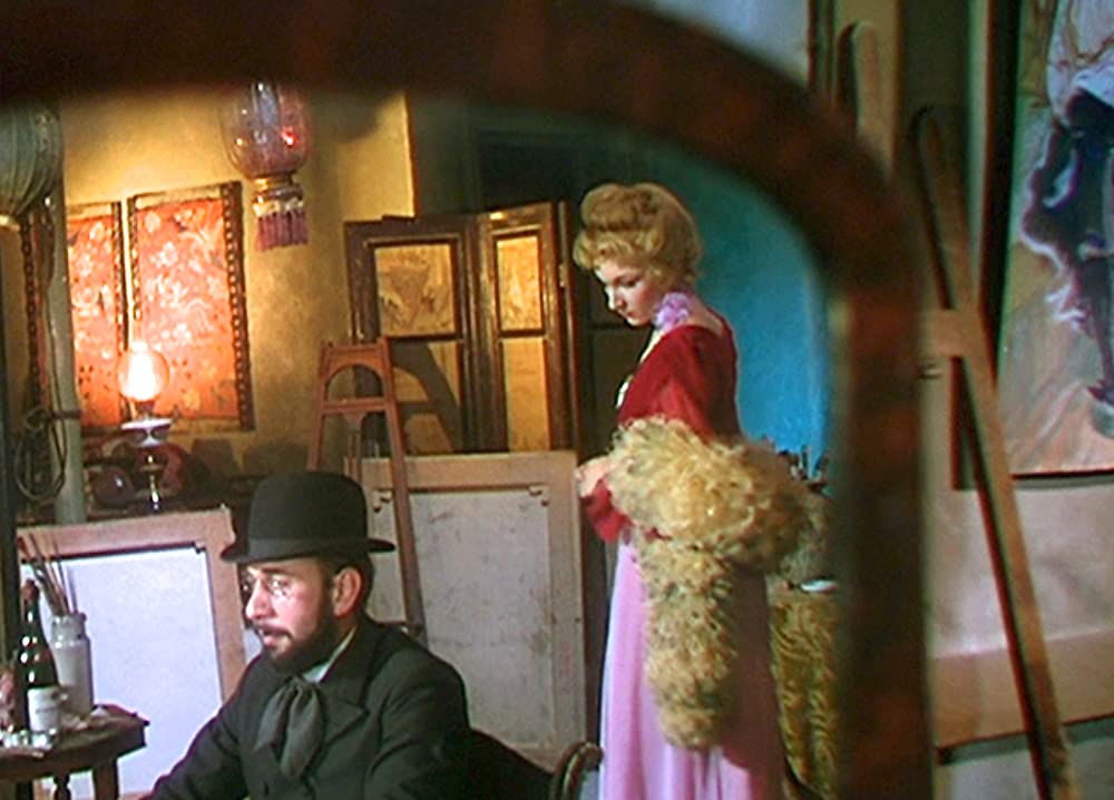 赤い風車の画像