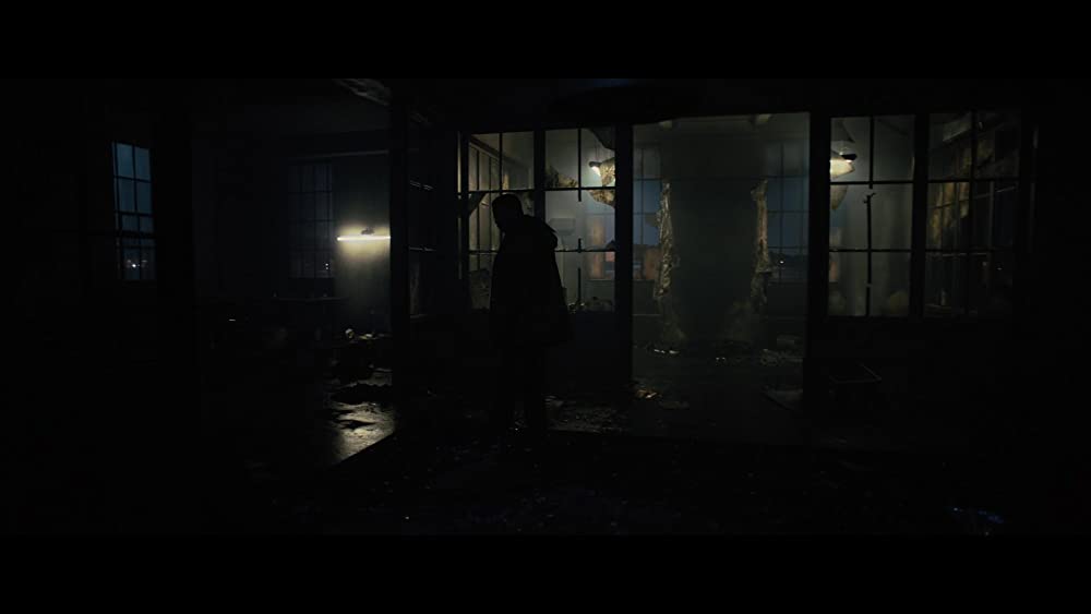 蜘蛛の巣を払う女の画像