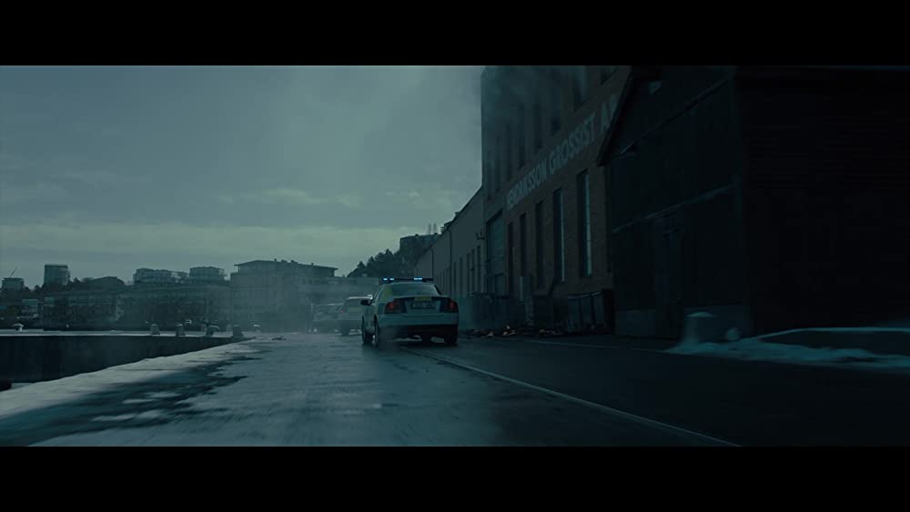 蜘蛛の巣を払う女の画像