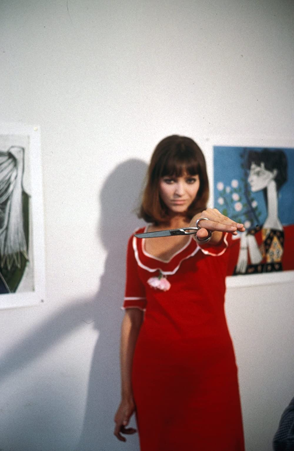 「気狂いピエロ」アンナ・カリーナの画像