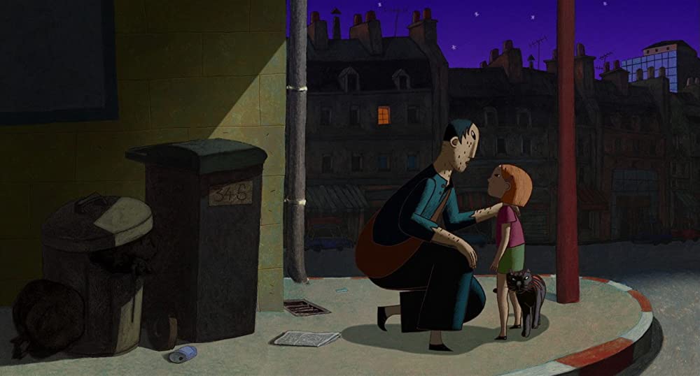 パリ猫ディノの夜の画像