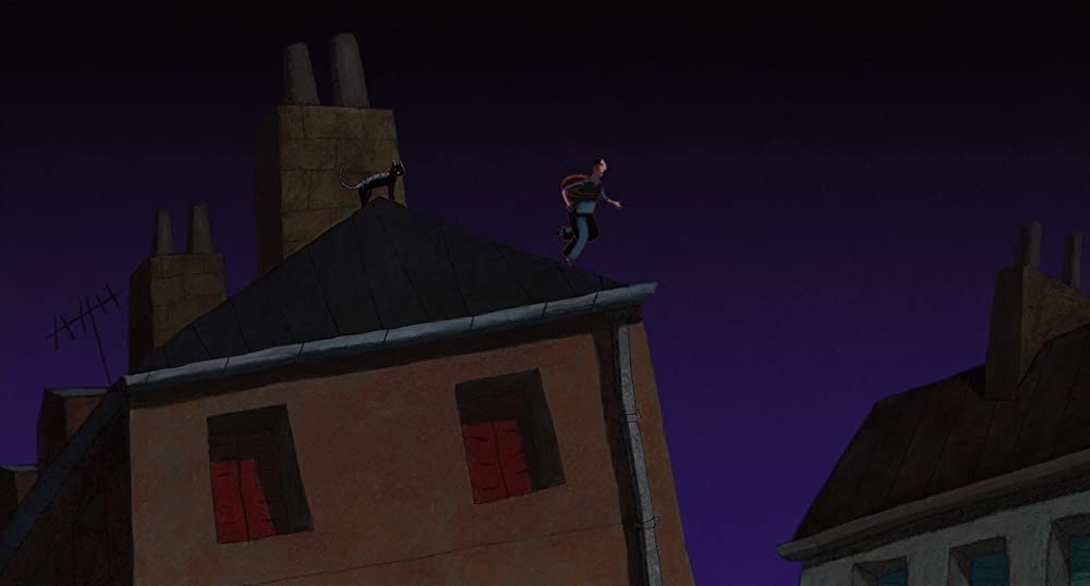 パリ猫ディノの夜の画像