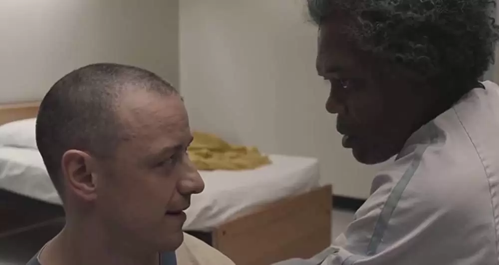 「ミスター・ガラス」サミュエル・L・ジャクソン & ジェームズ・マカボイの画像