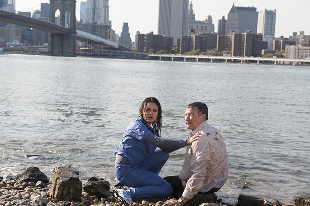 「余命90分の男」ロビン・ウィリアムズ & ミラ・クニスの画像