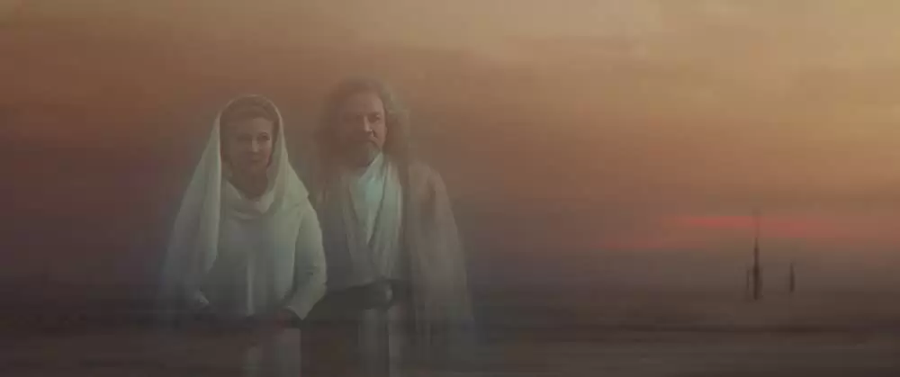 「スター・ウォーズ／スカイウォーカーの夜明け」キャリー・フィッシャー & マーク・ハミルの画像